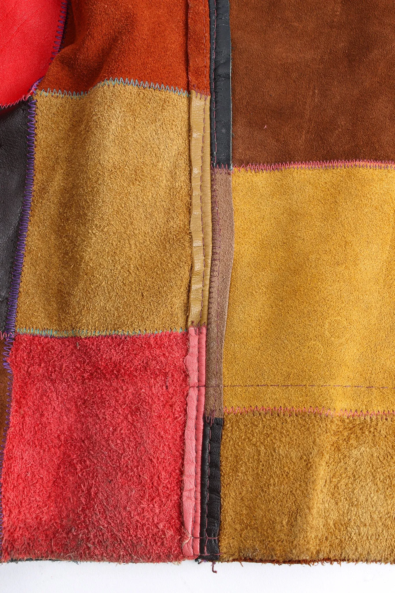 Leather Patchwork Jacket
