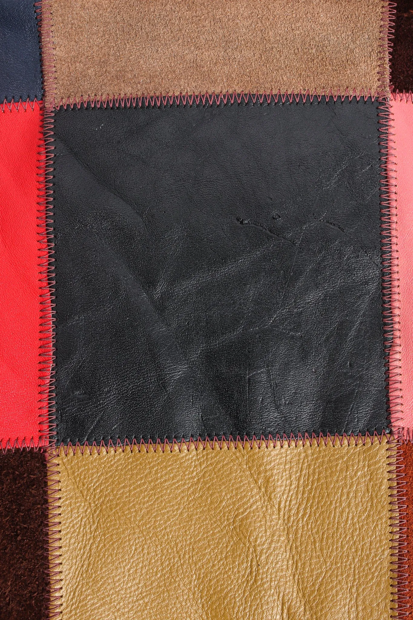 Leather Patchwork Jacket