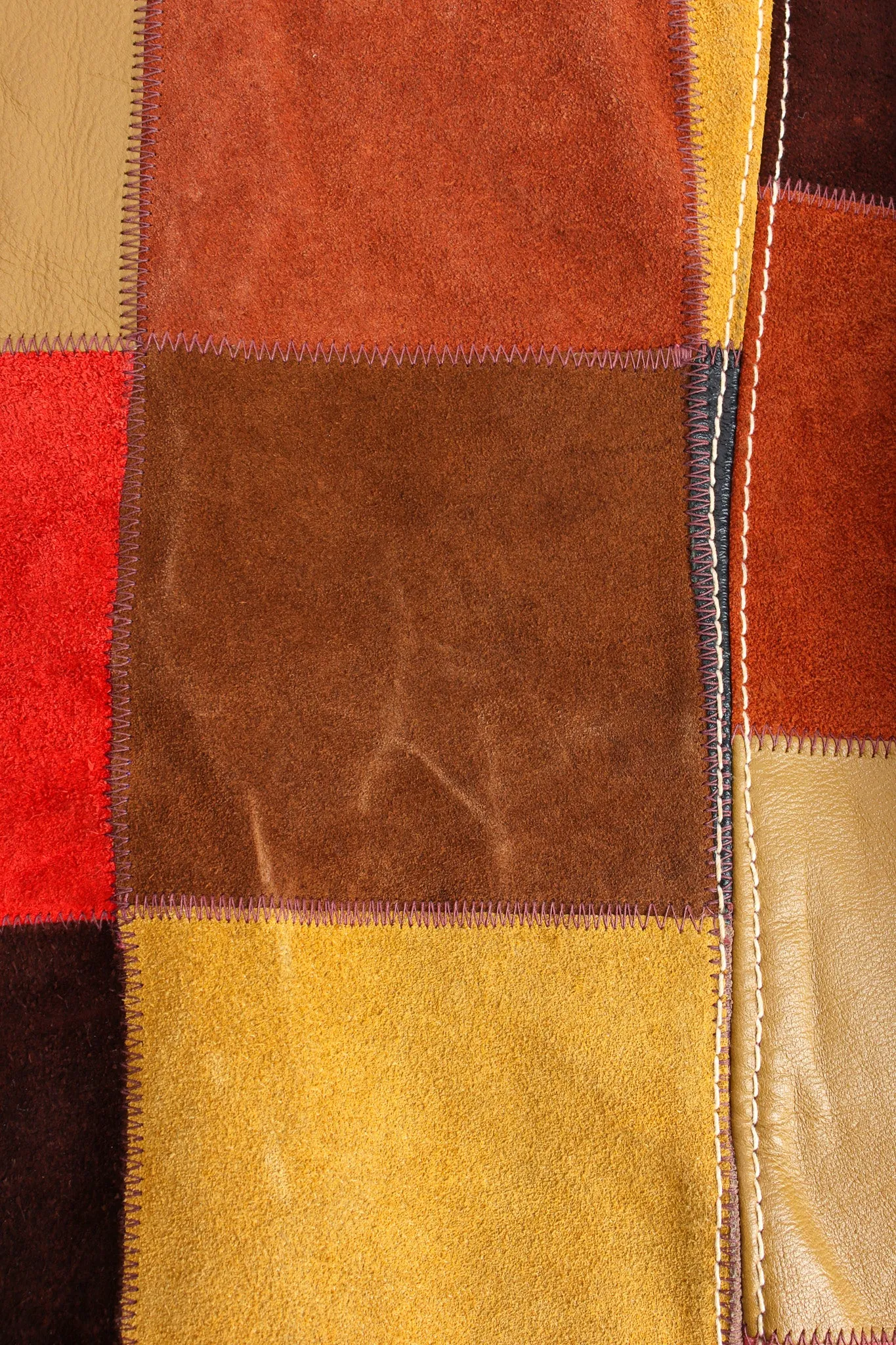 Leather Patchwork Jacket