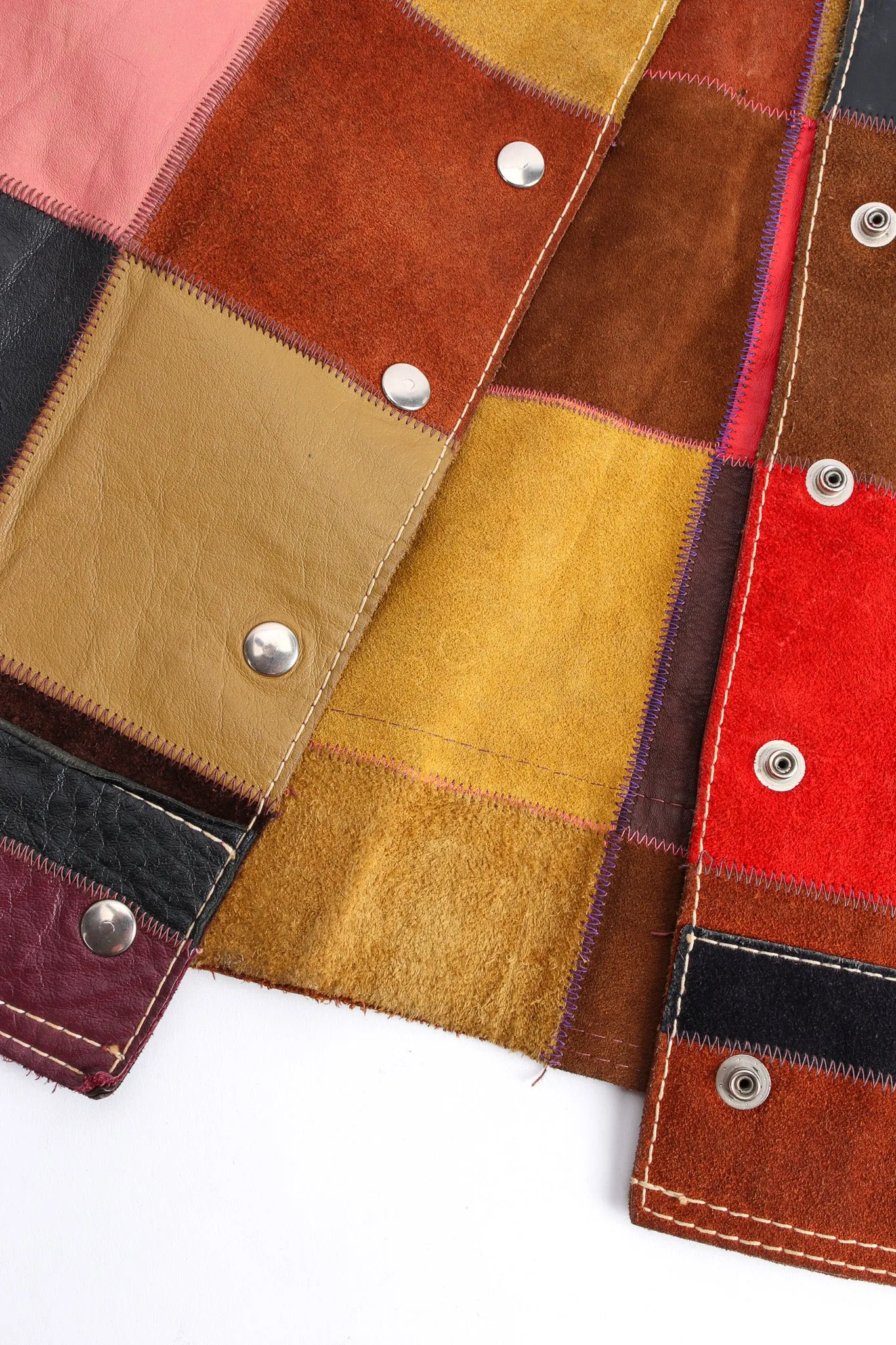 Leather Patchwork Jacket