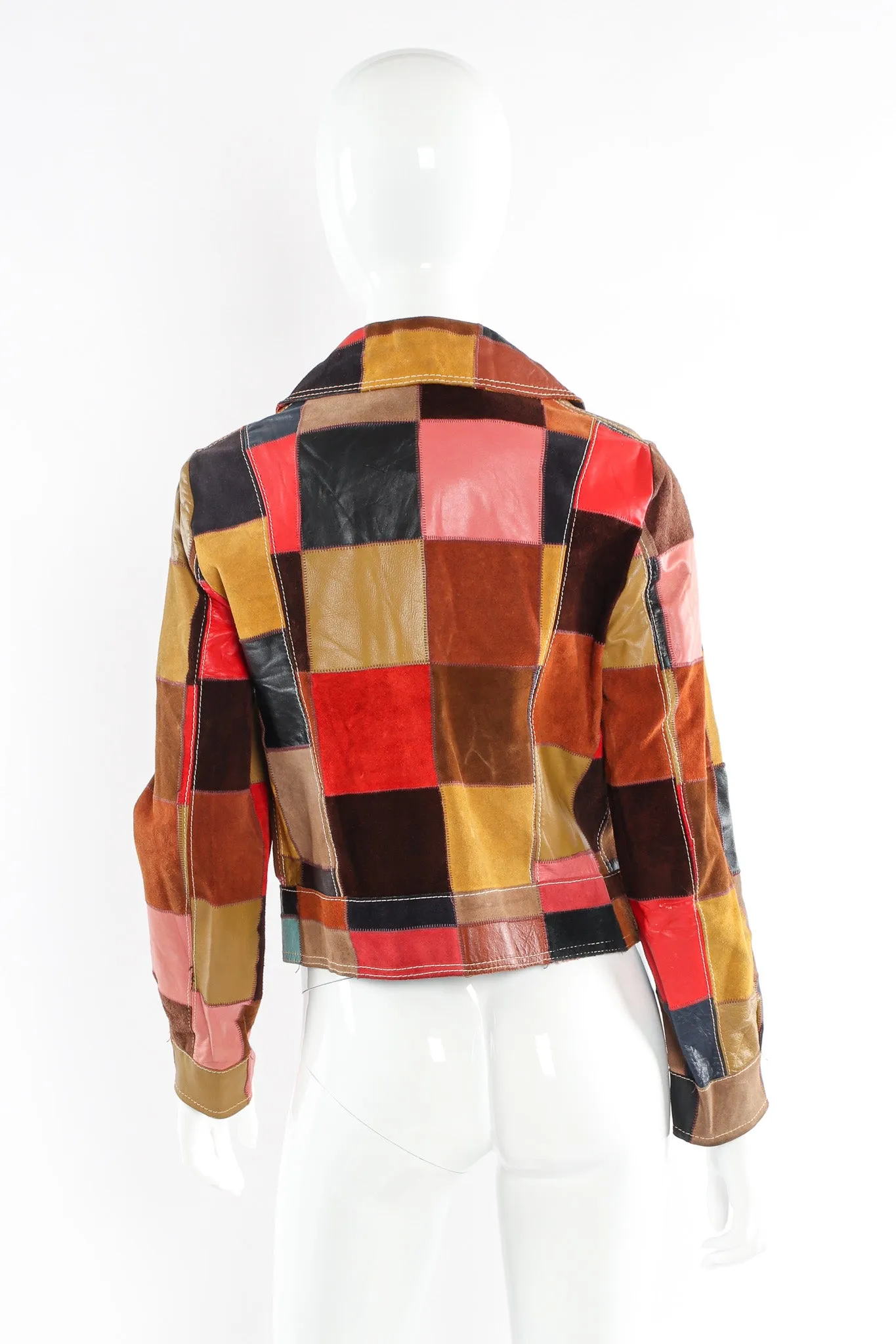 Leather Patchwork Jacket