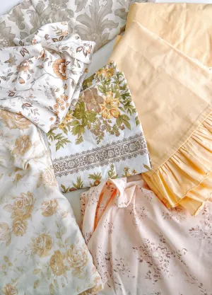LEMON VINTAGE PATCHWORK DRESS