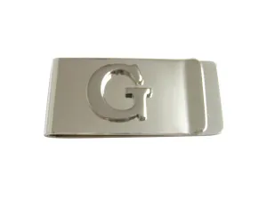 Letter G Monogram Money Clip