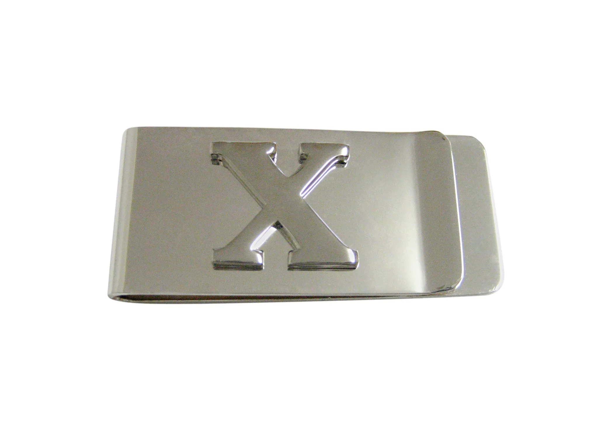 Letter X Monogram Money Clip