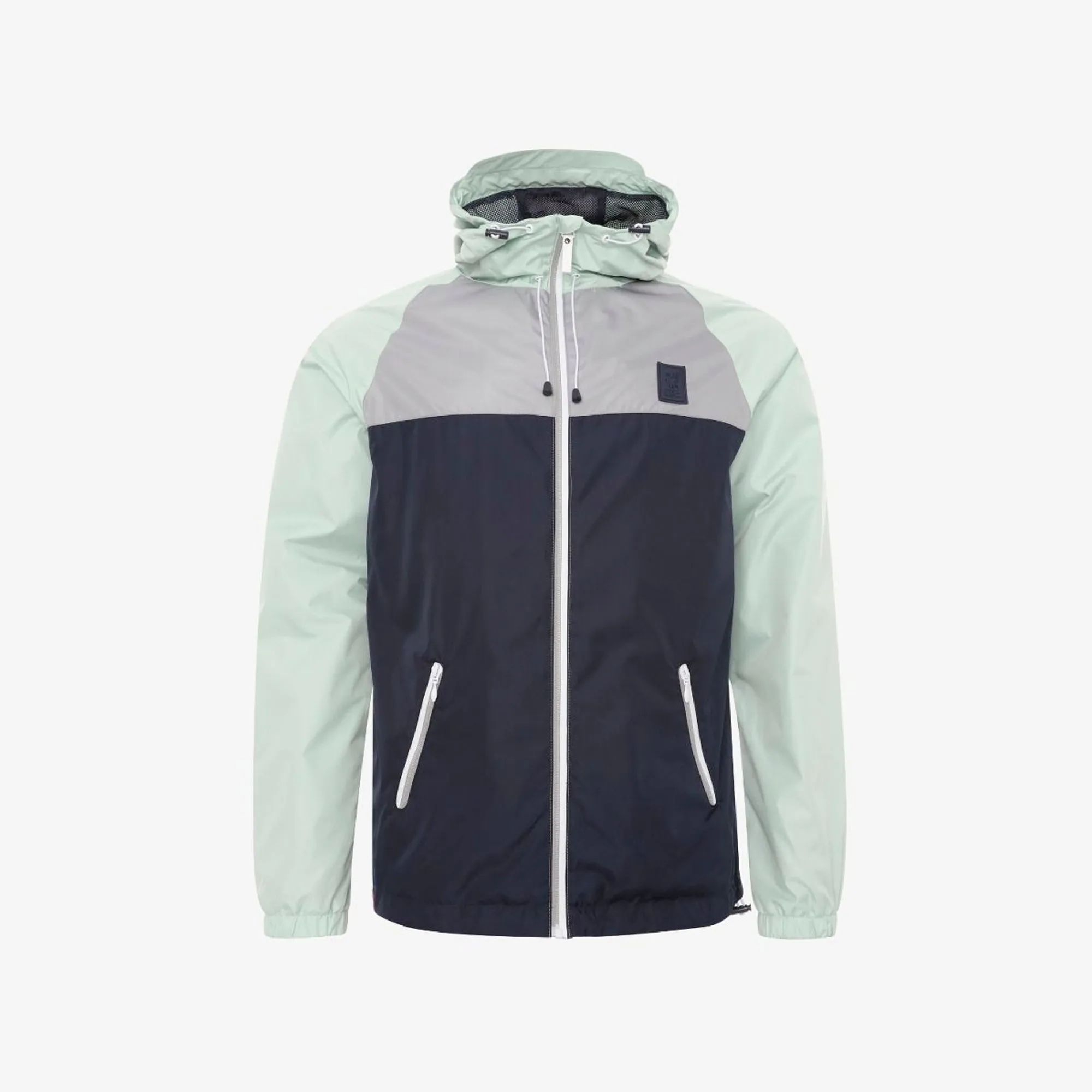 LFC Mens Navy Colour Block Contrast Zip Kagool
