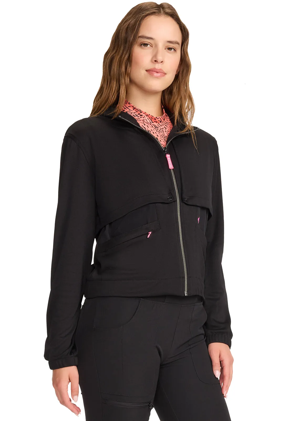 Lifestyle MC302 Convertible Windbreaker Jacket Black