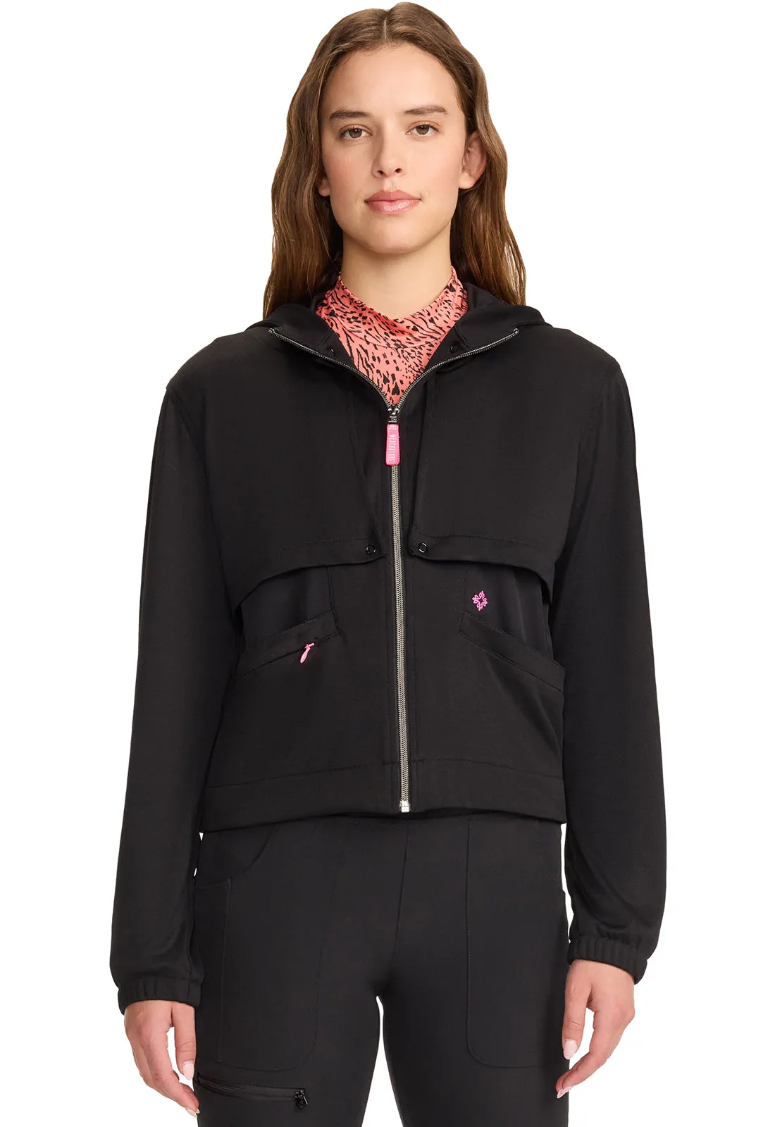 Lifestyle MC302 Convertible Windbreaker Jacket Black