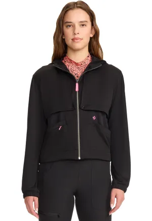 Lifestyle MC302 Convertible Windbreaker Jacket Black