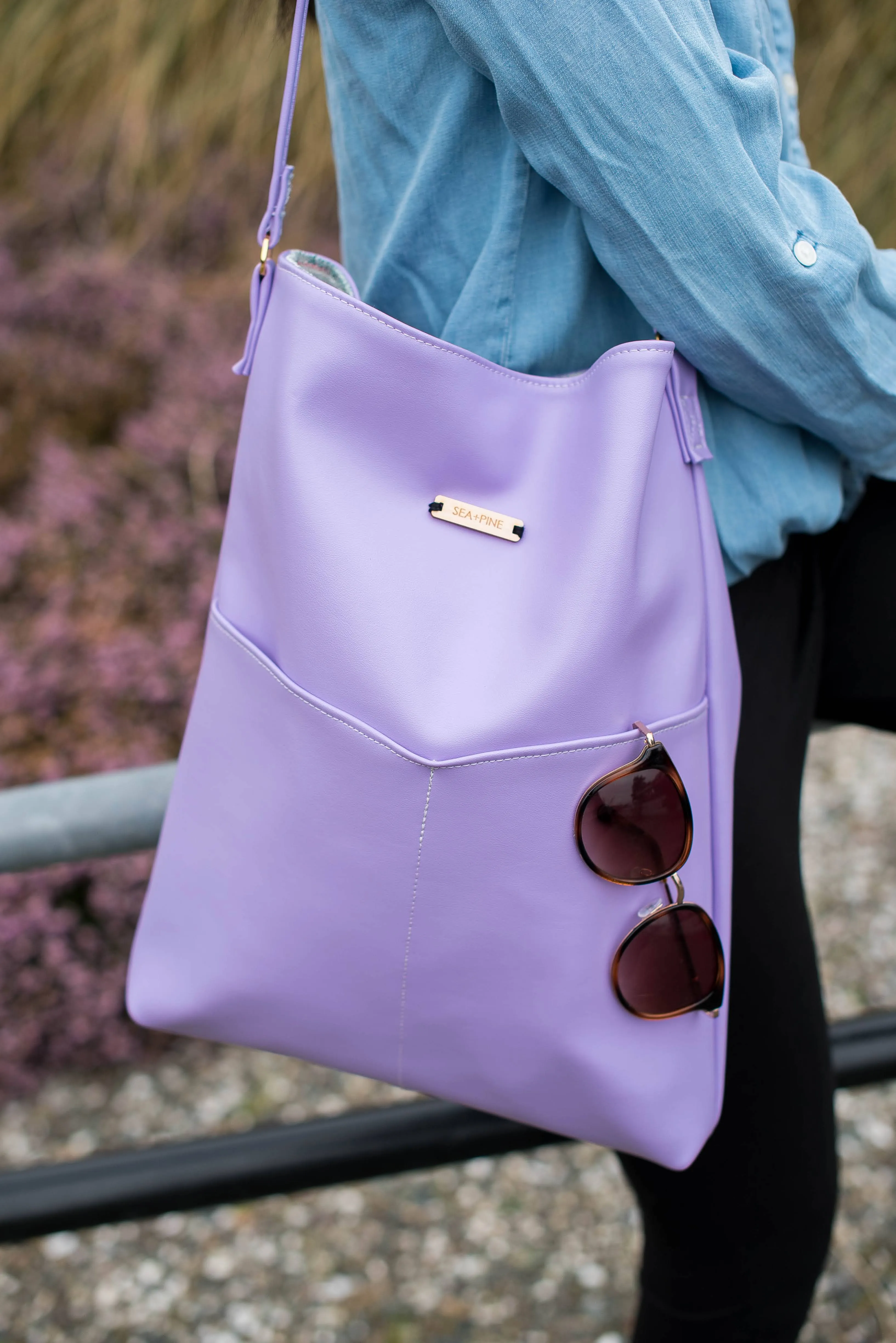 Lilac Cactus Purse