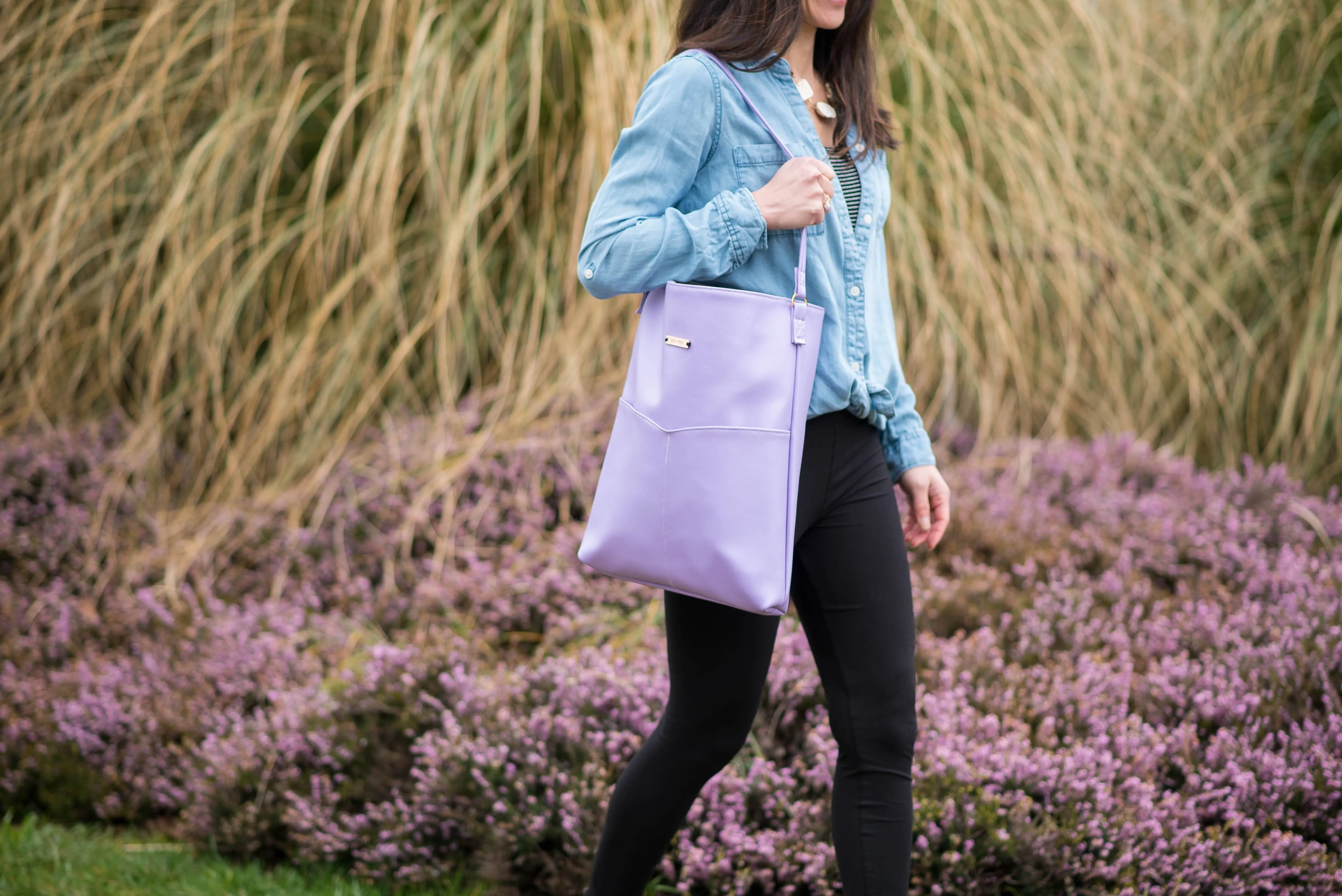 Lilac Cactus Purse