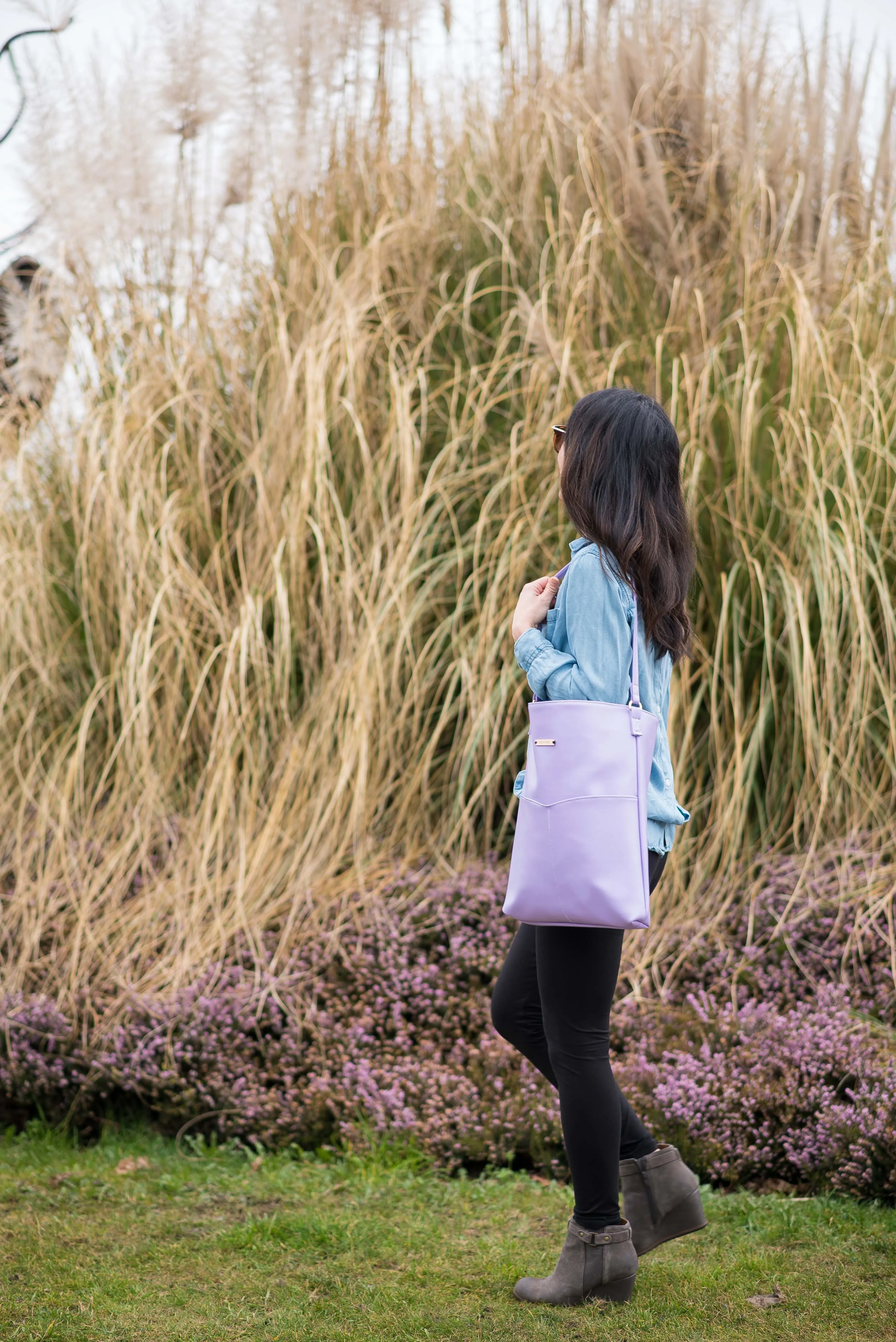 Lilac Cactus Purse