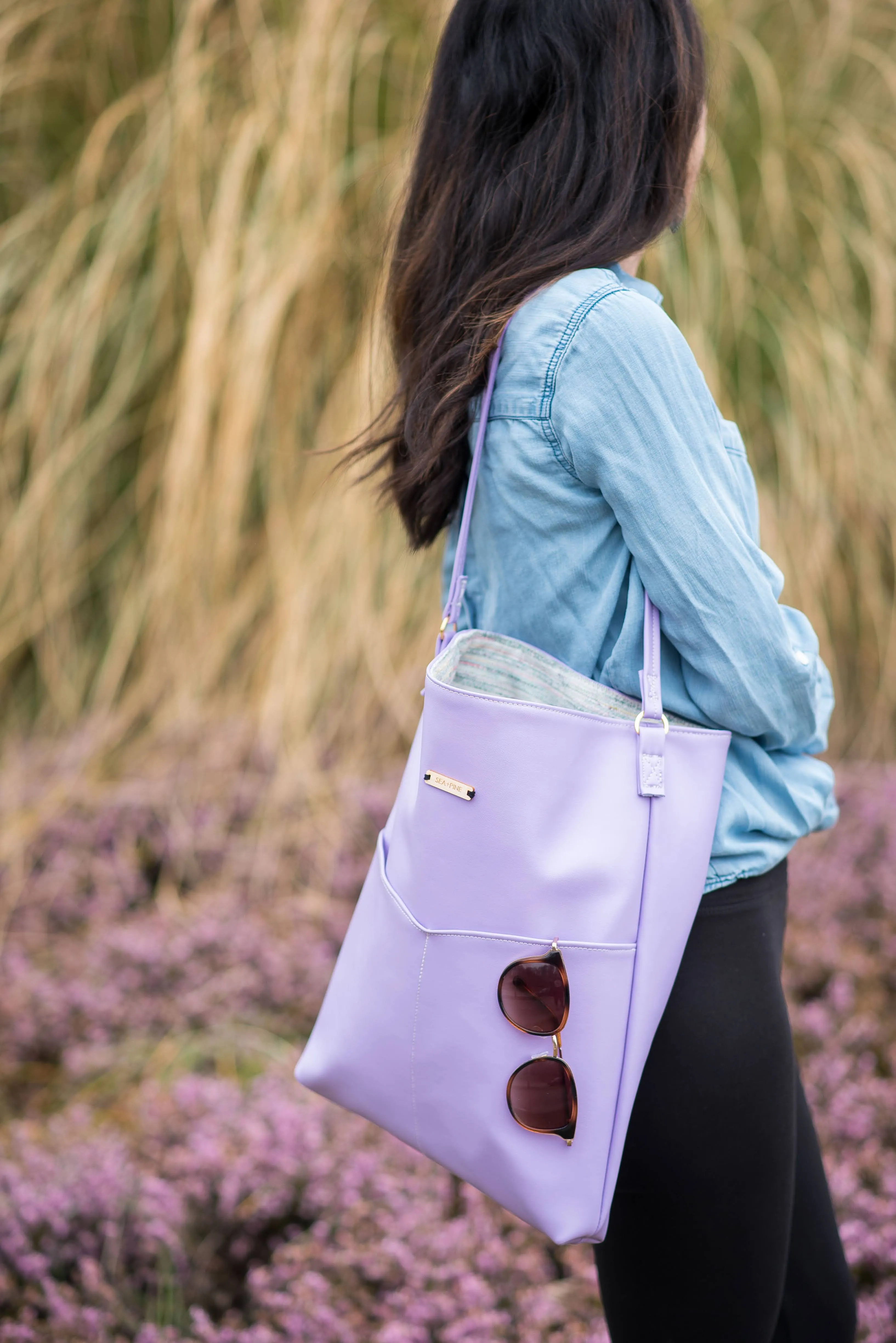 Lilac Cactus Purse
