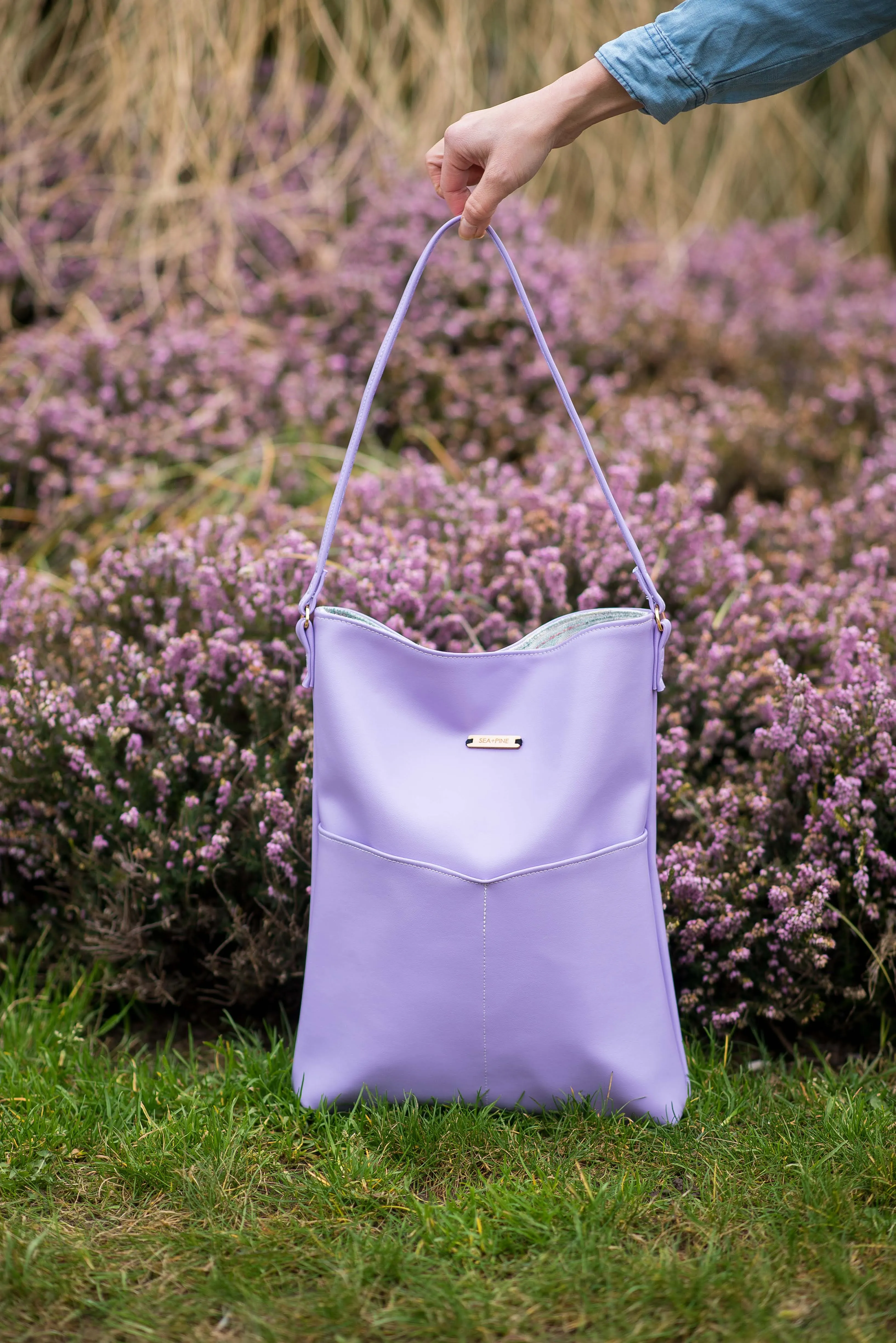 Lilac Cactus Purse