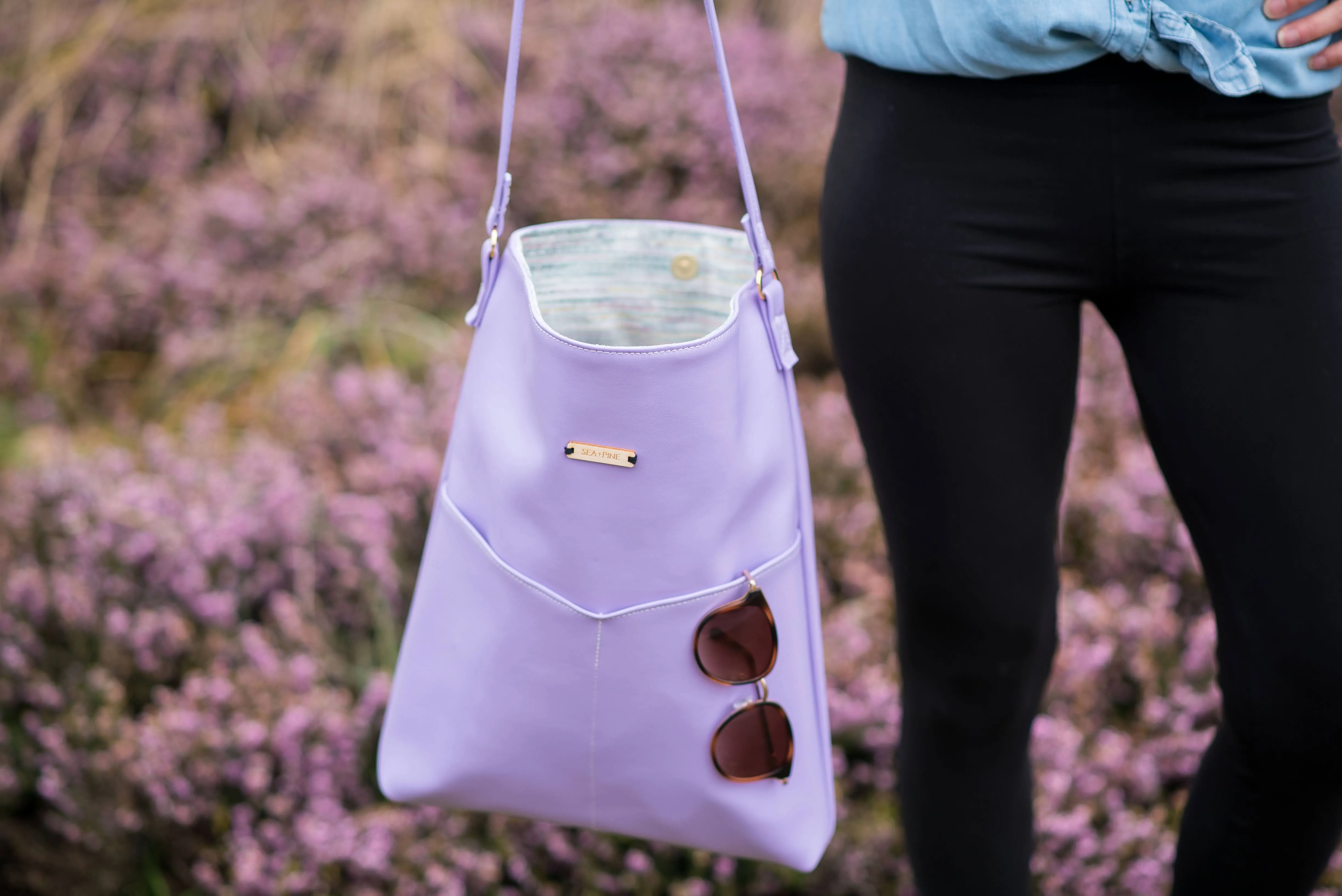 Lilac Cactus Purse