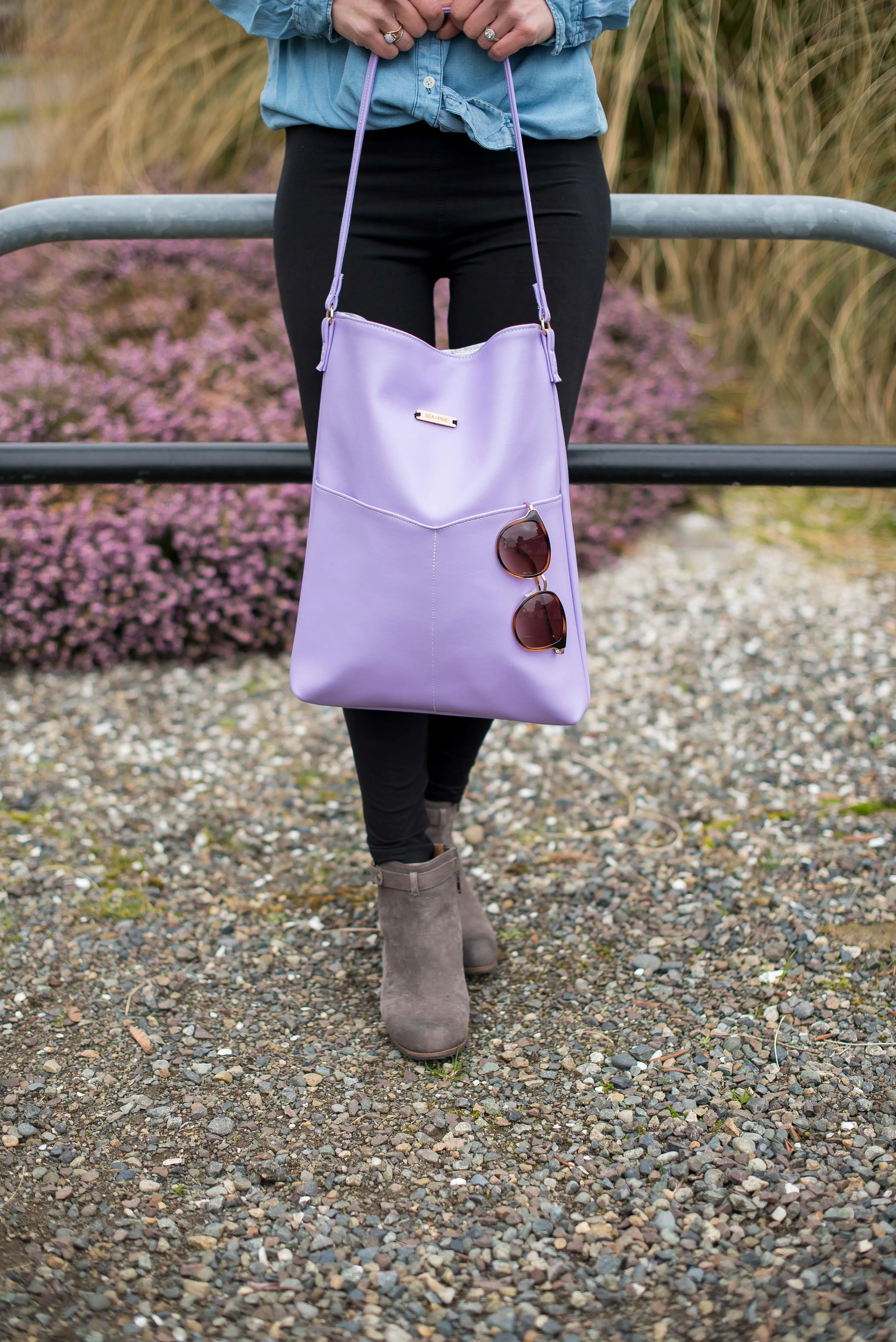 Lilac Cactus Purse
