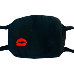 Lips Face Mask with Kiss Design