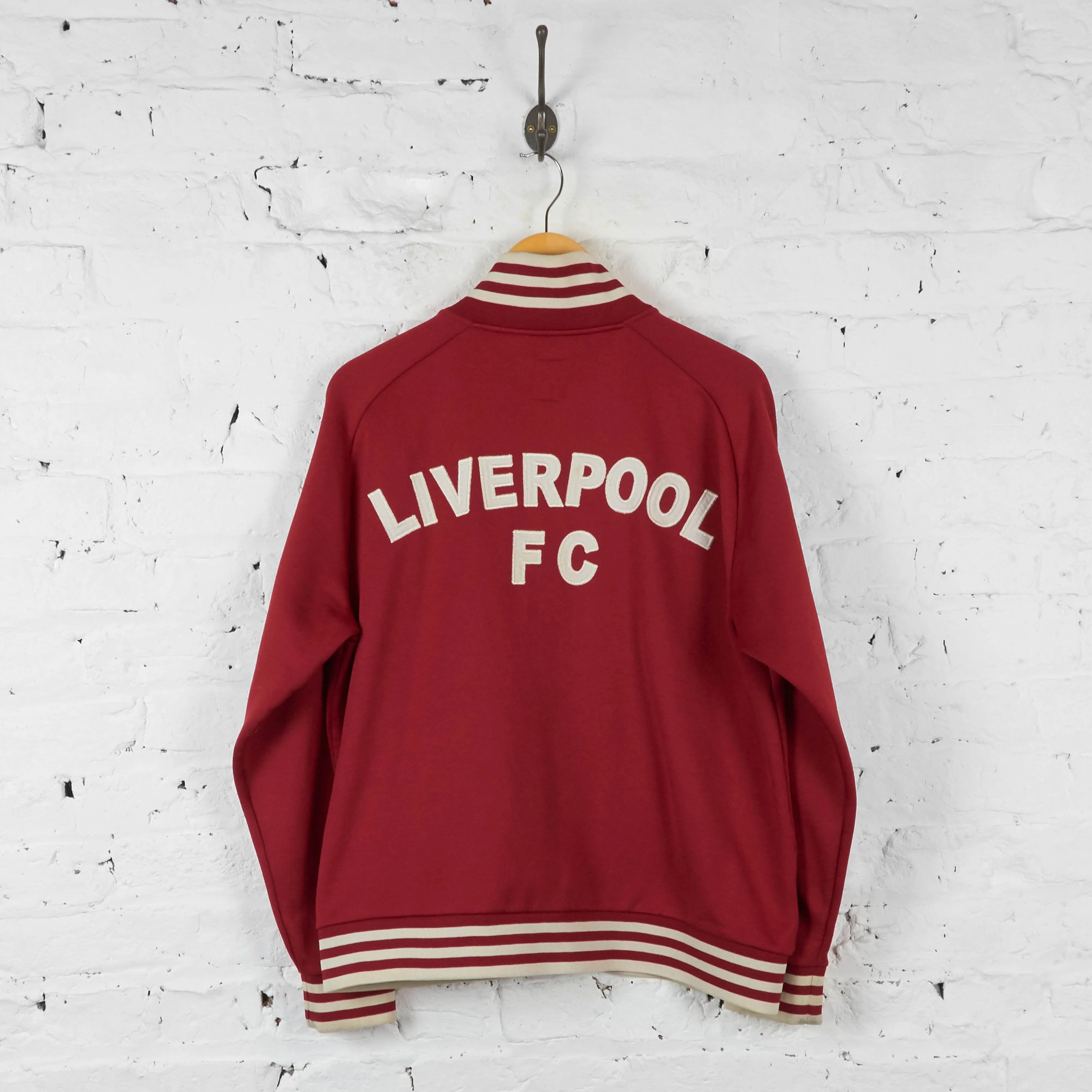 Liverpool FC Bomber Style Tracksuit Top Jacket - Red - L