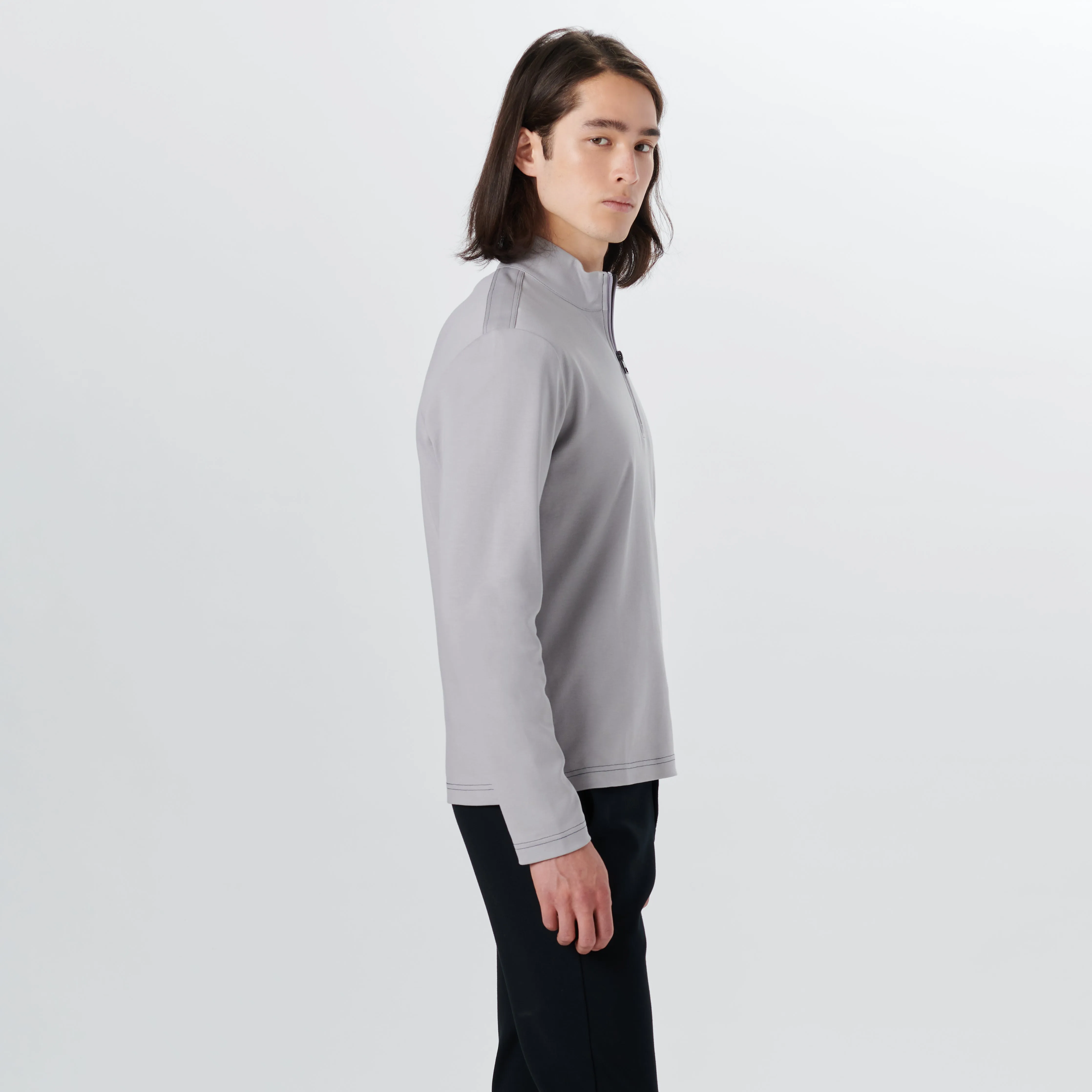 Long Sleeve Quarter Zip Pullover