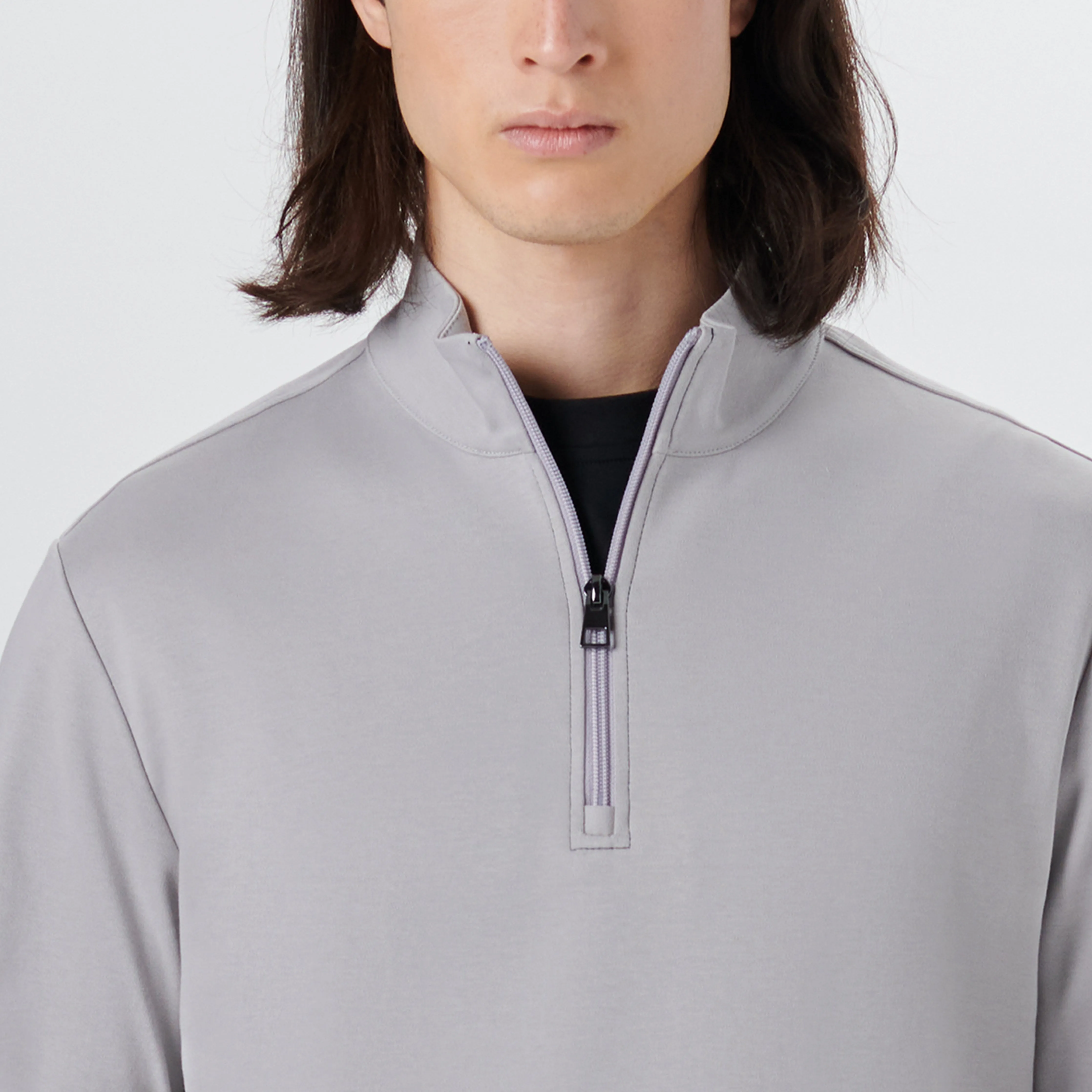 Long Sleeve Quarter Zip Pullover