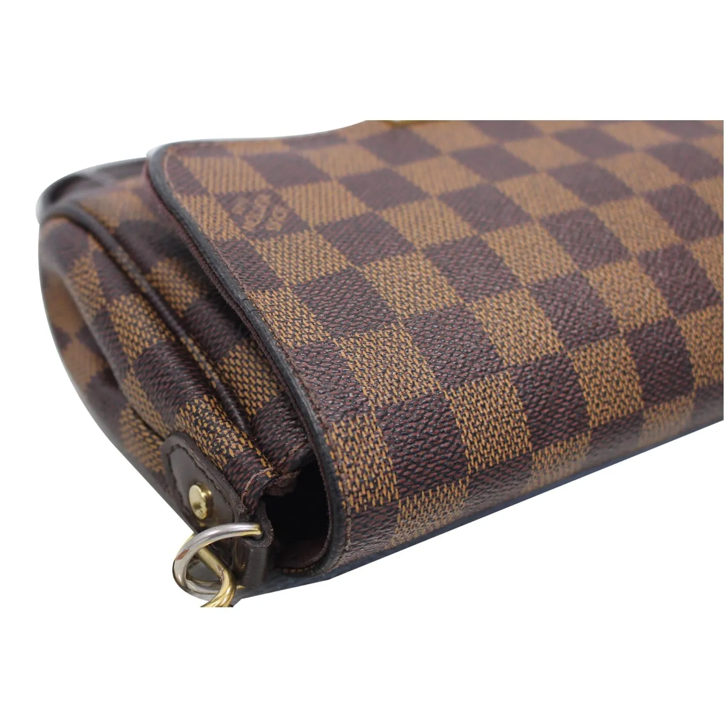LOUIS VUITTON Favorite PM Damier Ebene Crossbody Bag Brown