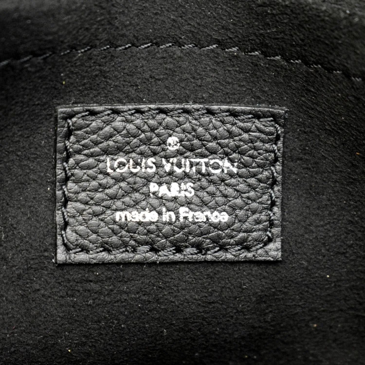 LOUIS VUITTON Mylockme Chain Calf Leather Chain Shoulder Bag Black