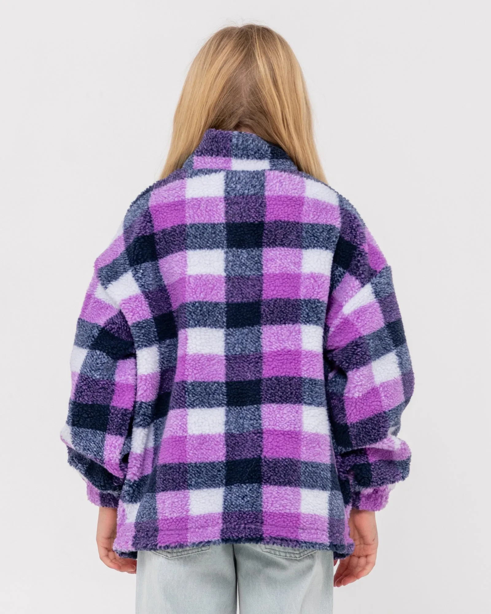 Low Tides Zip Through Sherpa Fleece Girl
