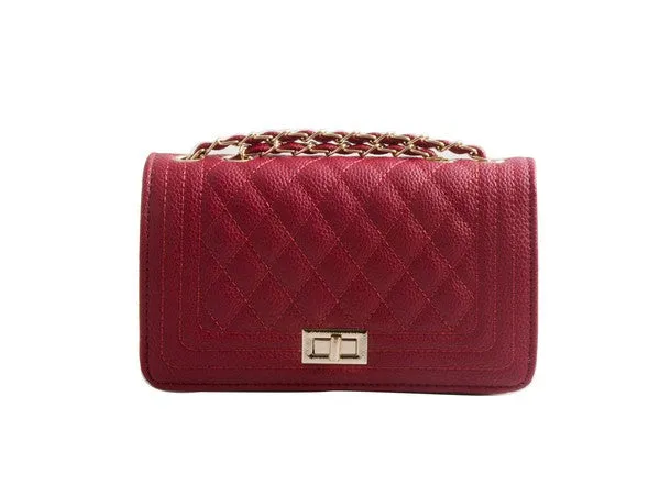 Luxury Quilted PU Leather Crossbody