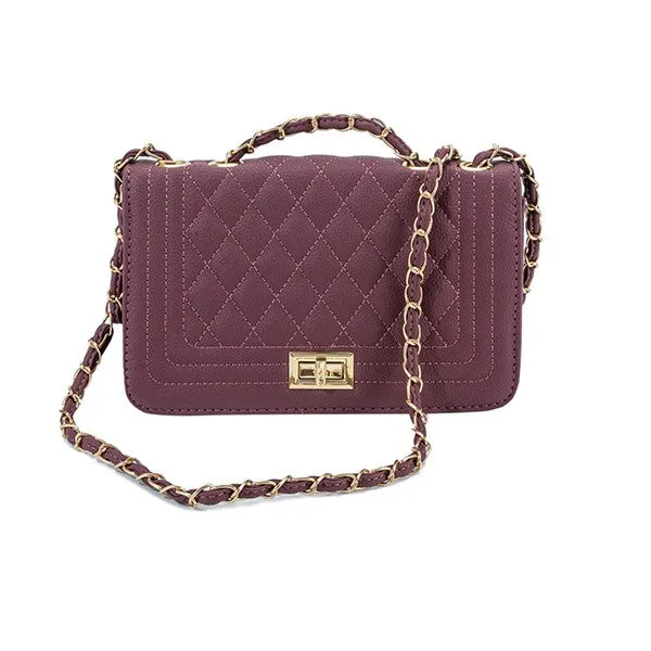 Luxury Quilted PU Leather Crossbody