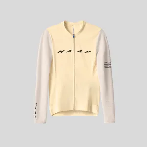 MAAP Women's Evade Pro Base LS Jersey 2.0 - Sandstone/Limestone