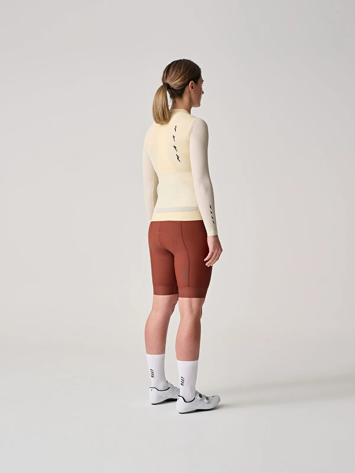 MAAP Women's Evade Pro Base LS Jersey 2.0 - Sandstone/Limestone