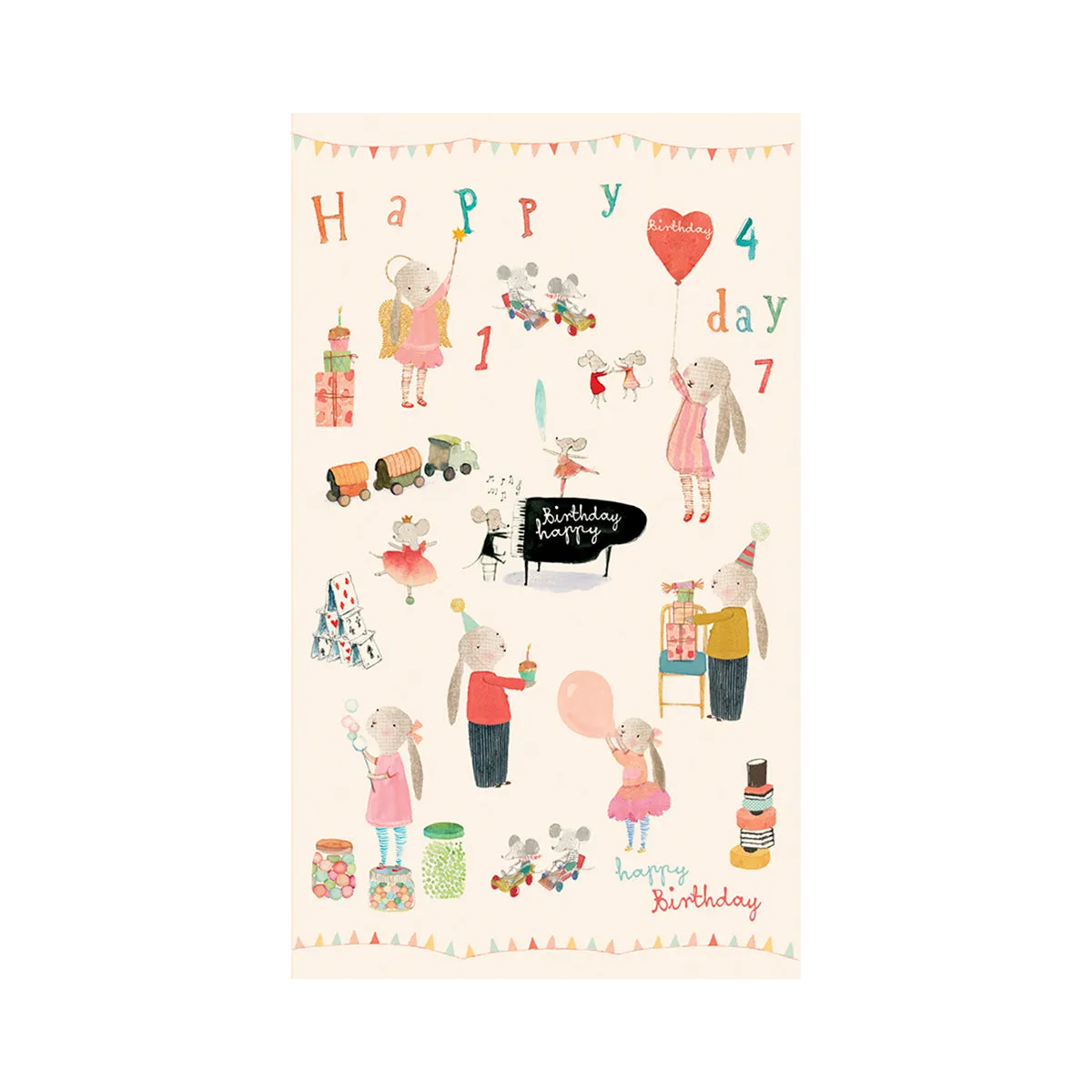 Maileg Gift Wrap Roll - Happy Day