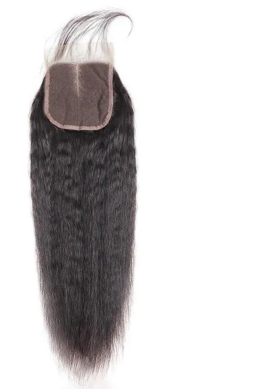 Malaysian Yaki Straight 4"x 4" Lace Closure