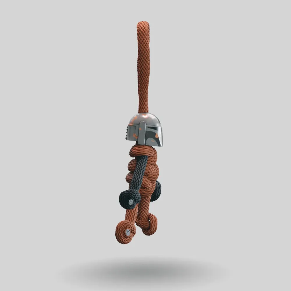 Mandalorian Paracord Buddy Keychain