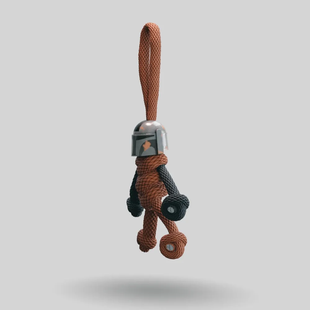 Mandalorian Paracord Buddy Keychain