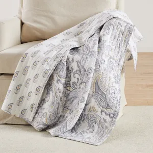 Maribelle Neutral Quilted Throw