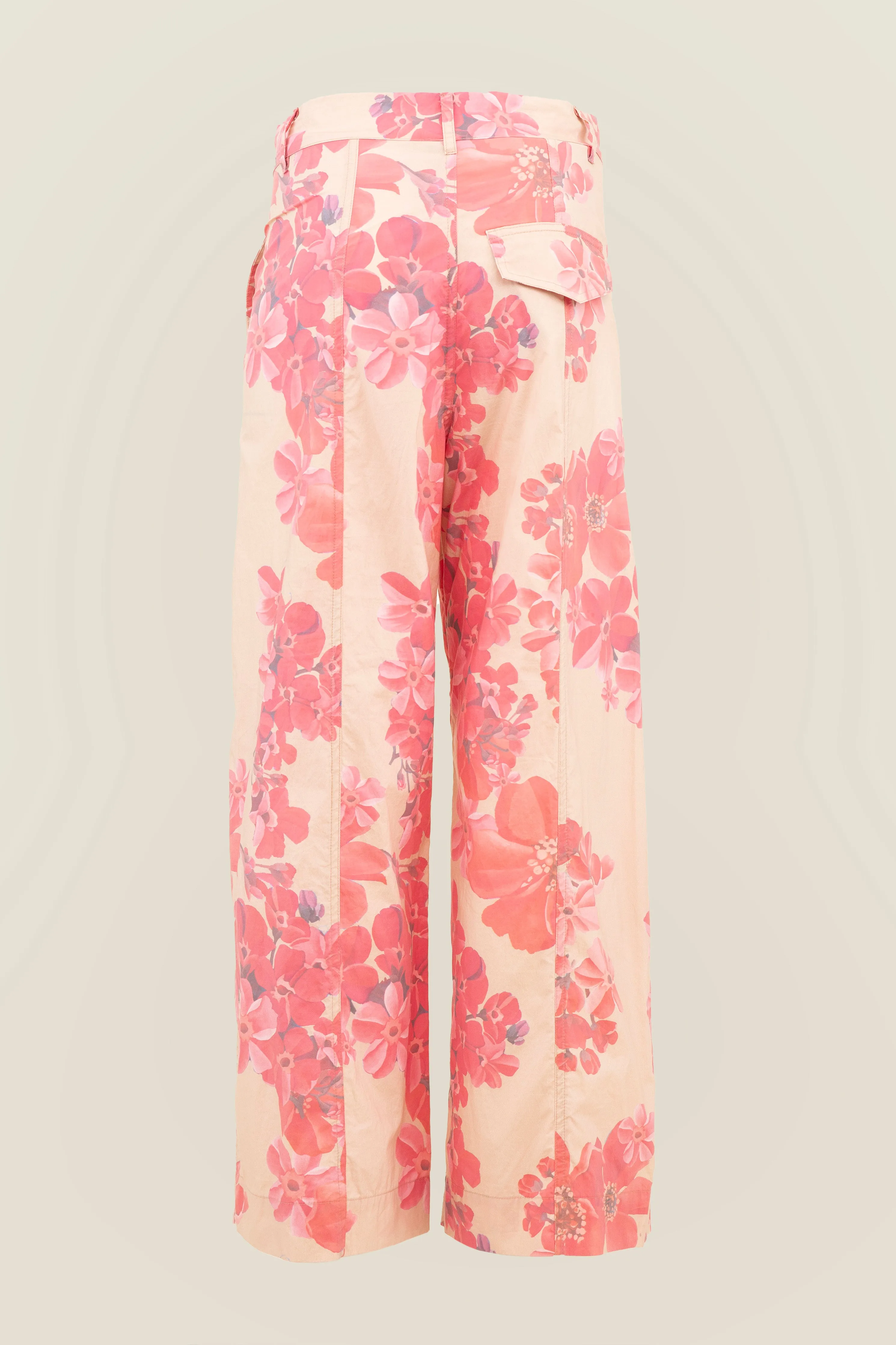 MARNIE FLORAL PARACHUTE - TAN