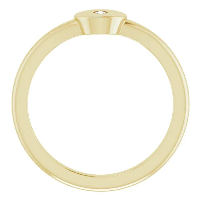 Marquise Diamond signet ring