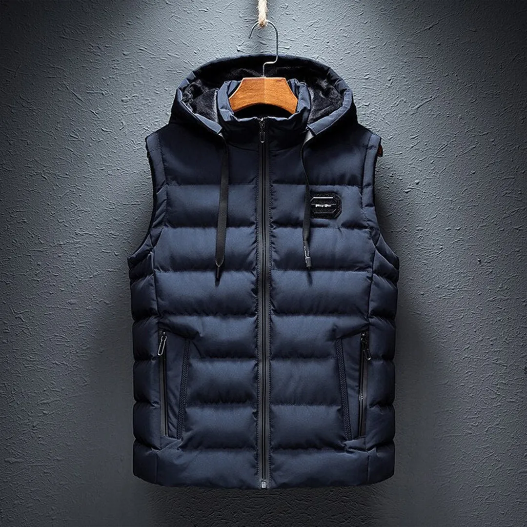 Men's Quilted Vest – Stylish, Warm, and Versatile for Winter