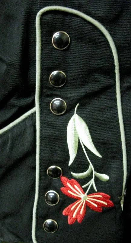 Men's Vintage Western Shirt Collection: Scully Floral Classic Design