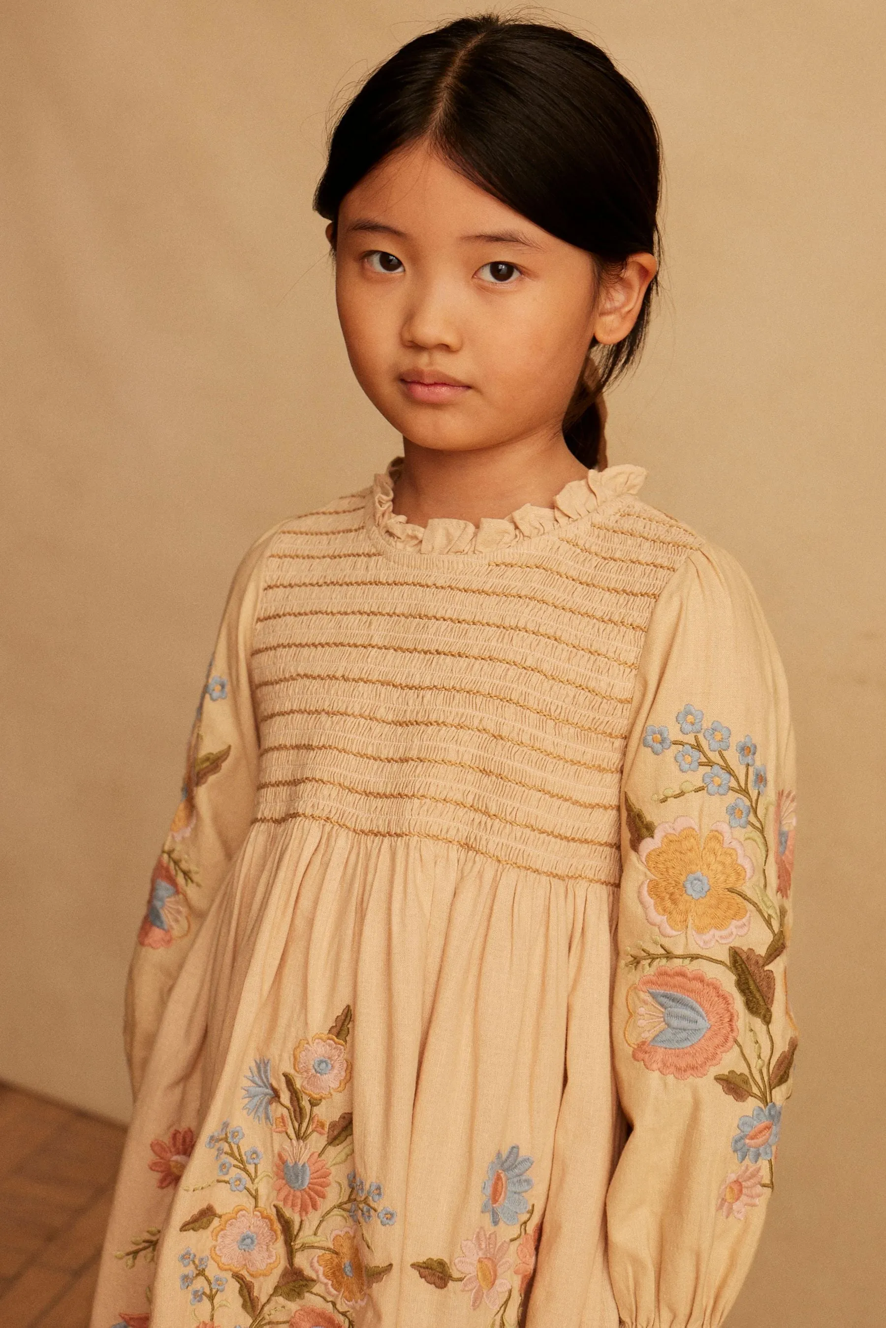 Mia Dress, Almond