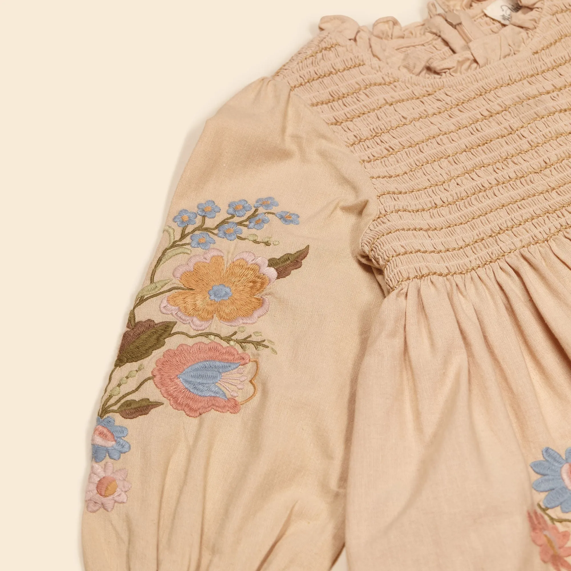 Mia Dress, Almond