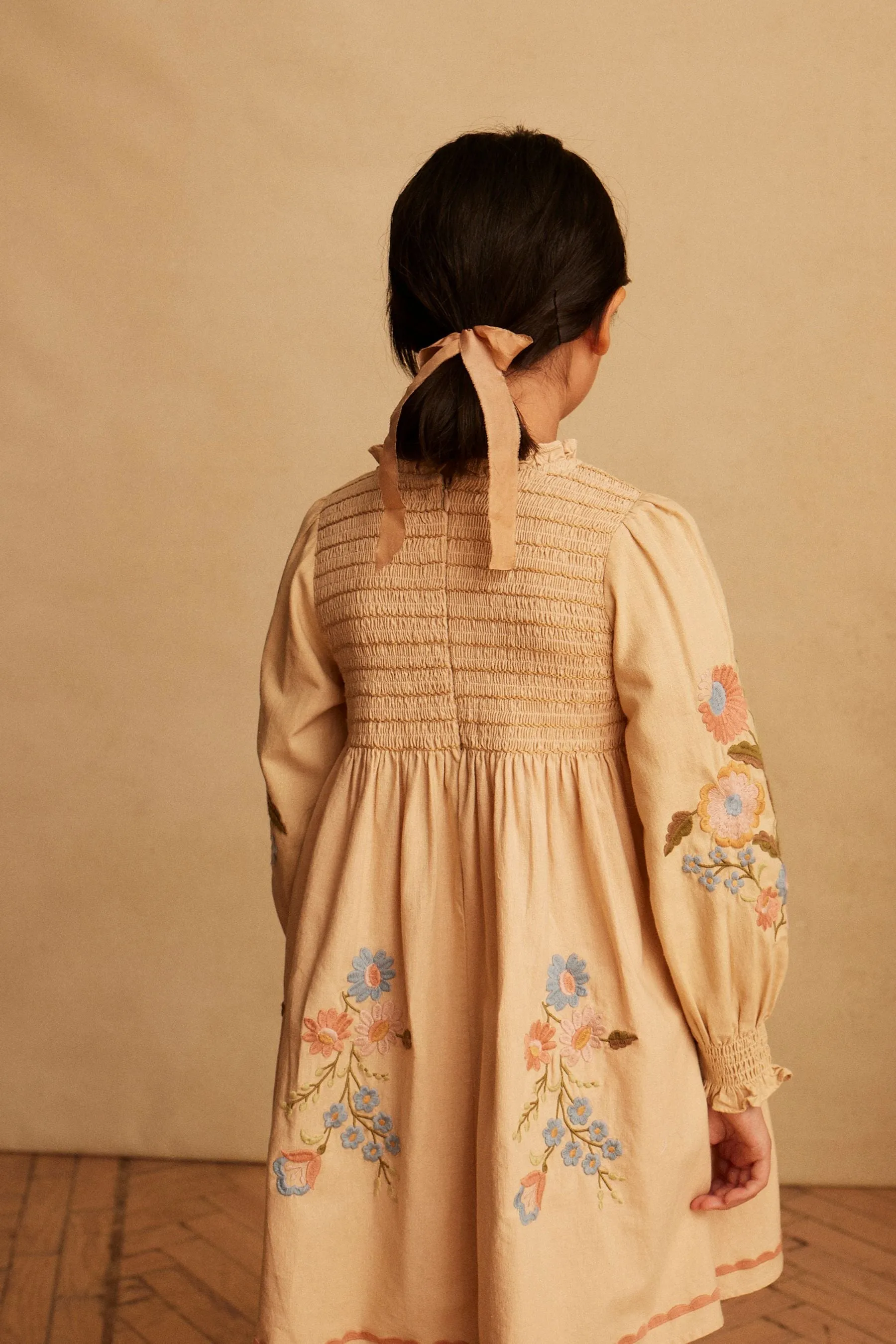 Mia Dress, Almond