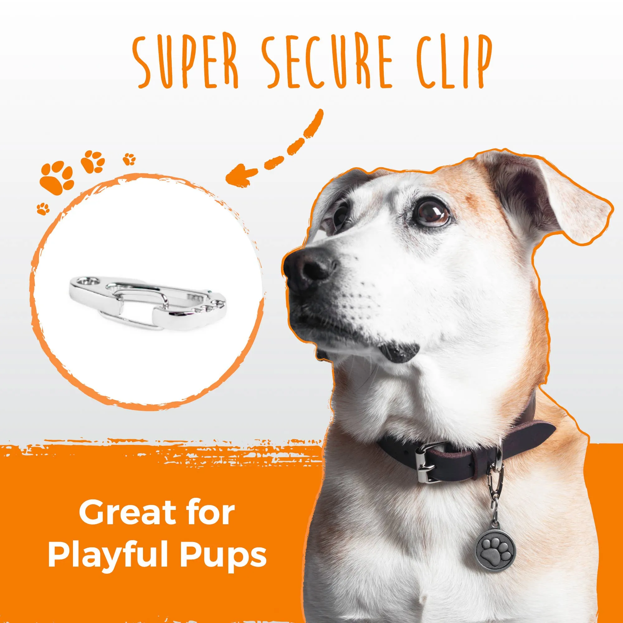 Mighty Paw - Mighty Paw Dog Tag Carabiner Clips (3 Pack)