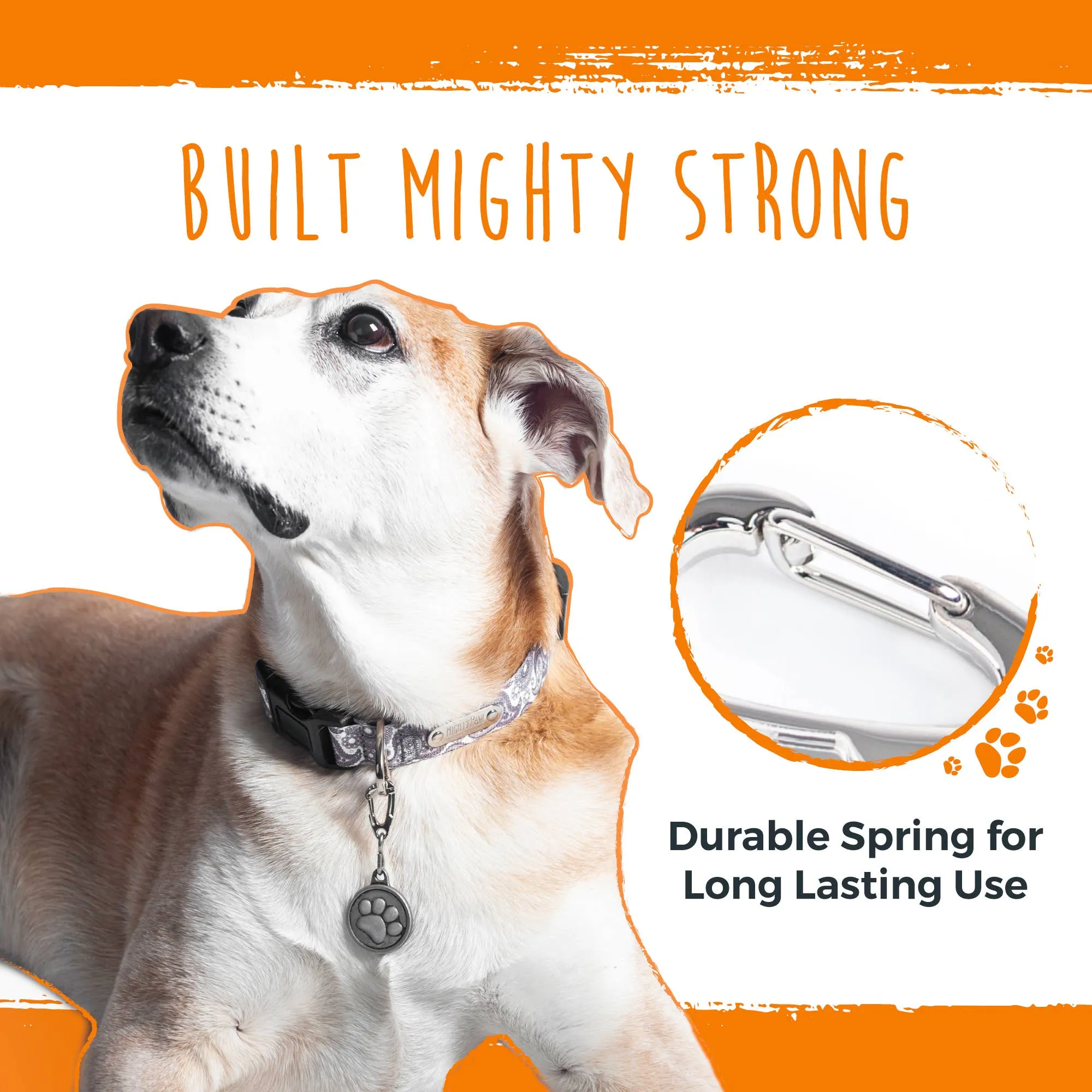 Mighty Paw - Mighty Paw Dog Tag Carabiner Clips (3 Pack)