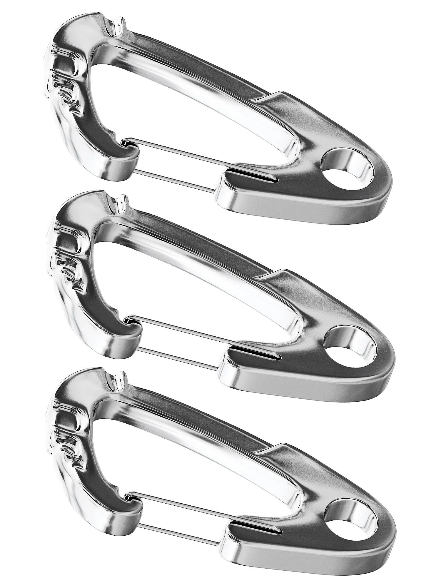 Mighty Paw - Mighty Paw Dog Tag Carabiner Clips (3 Pack)