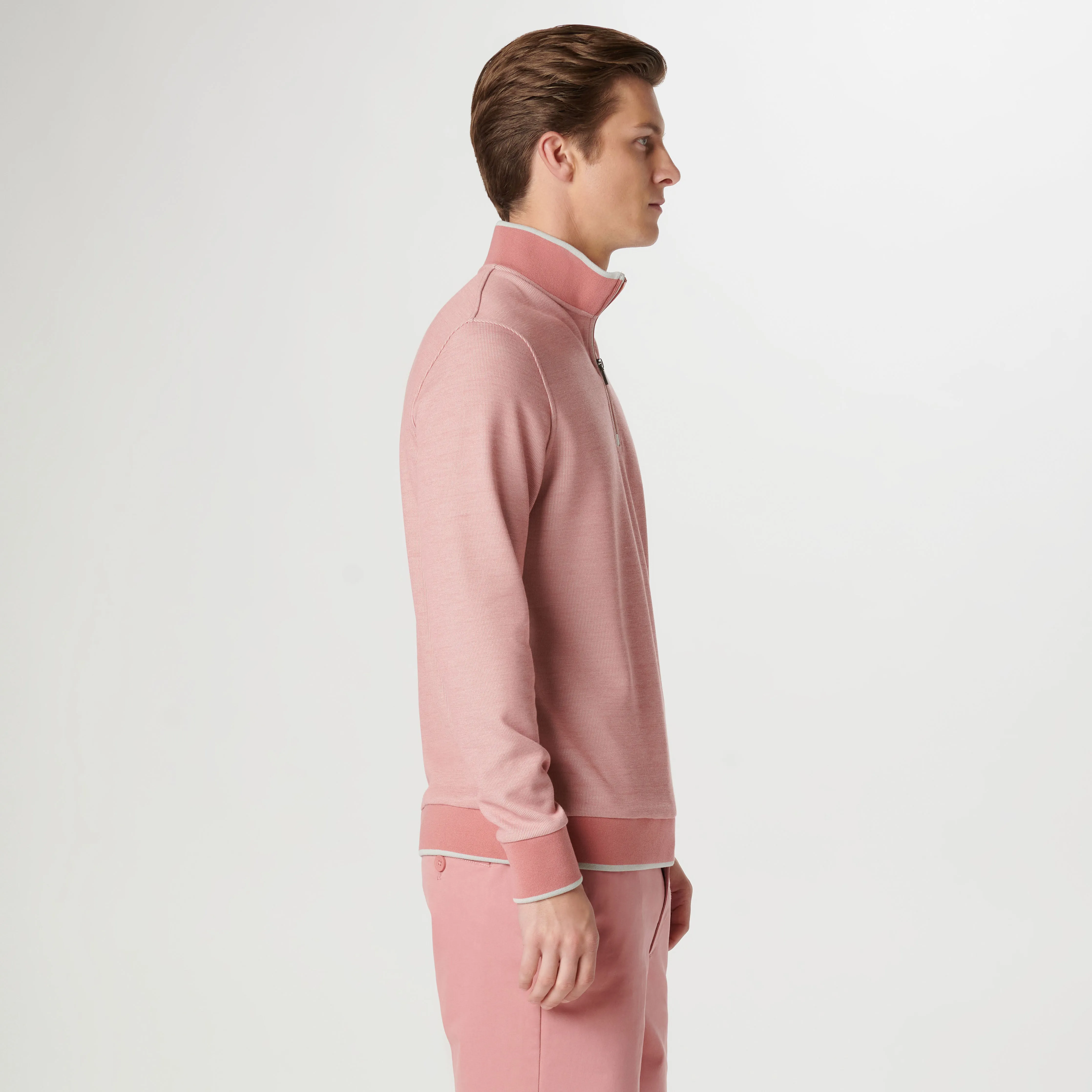 Mini Cable Quarter Zip Pullover