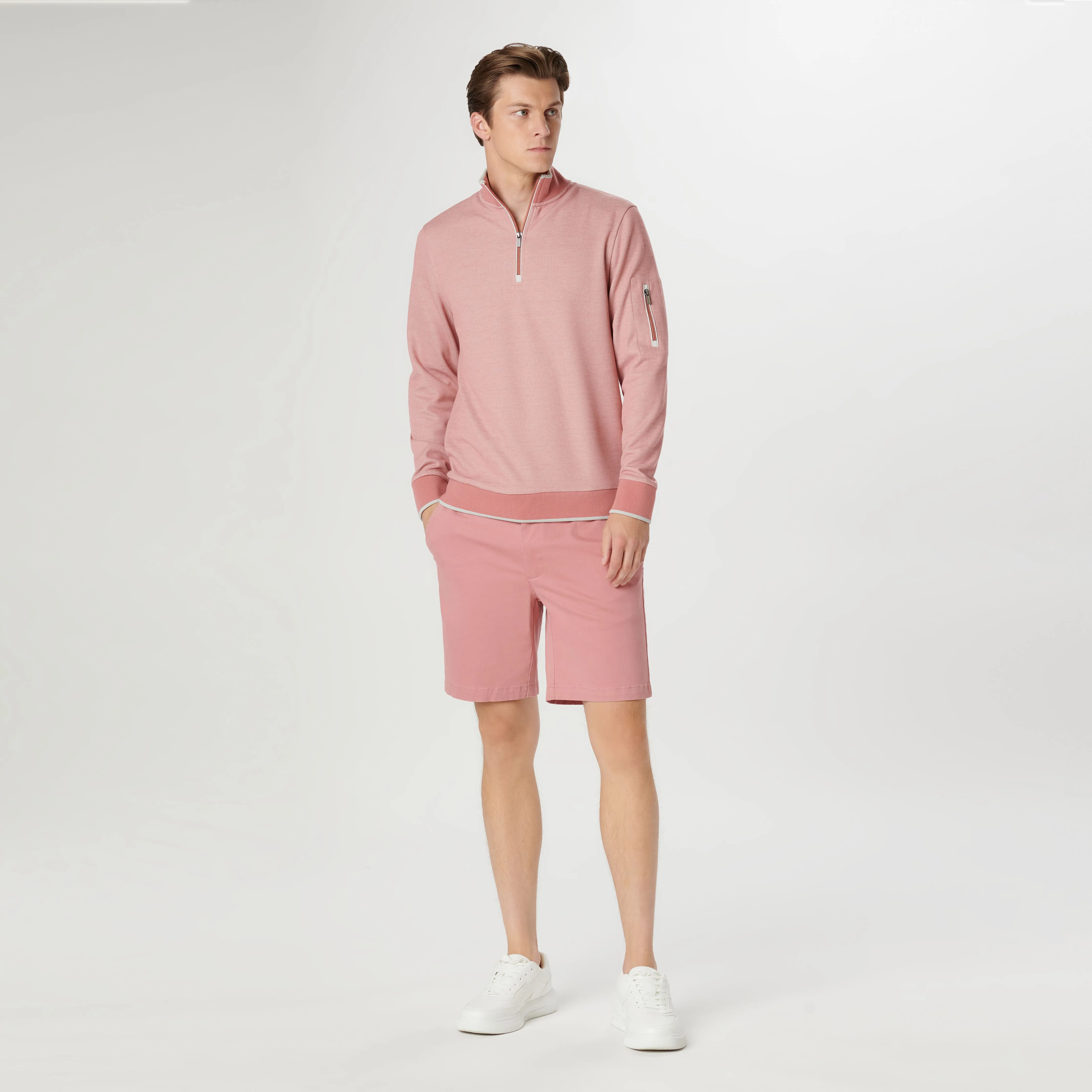 Mini Cable Quarter Zip Pullover