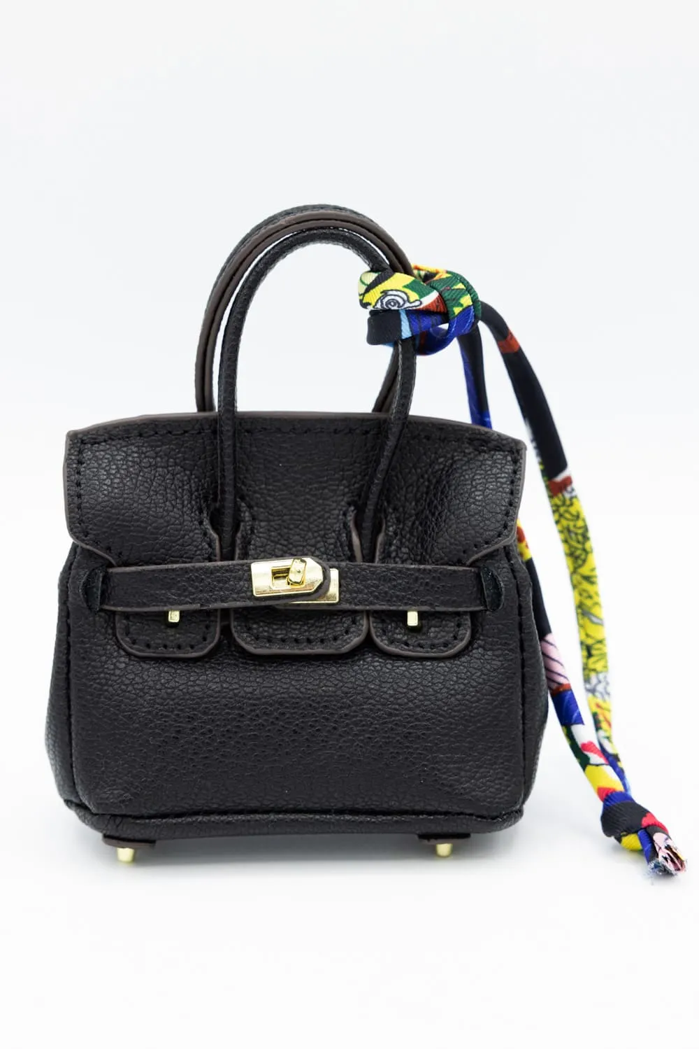 Mini Purse Charm in Black | BAK510005-BLACK