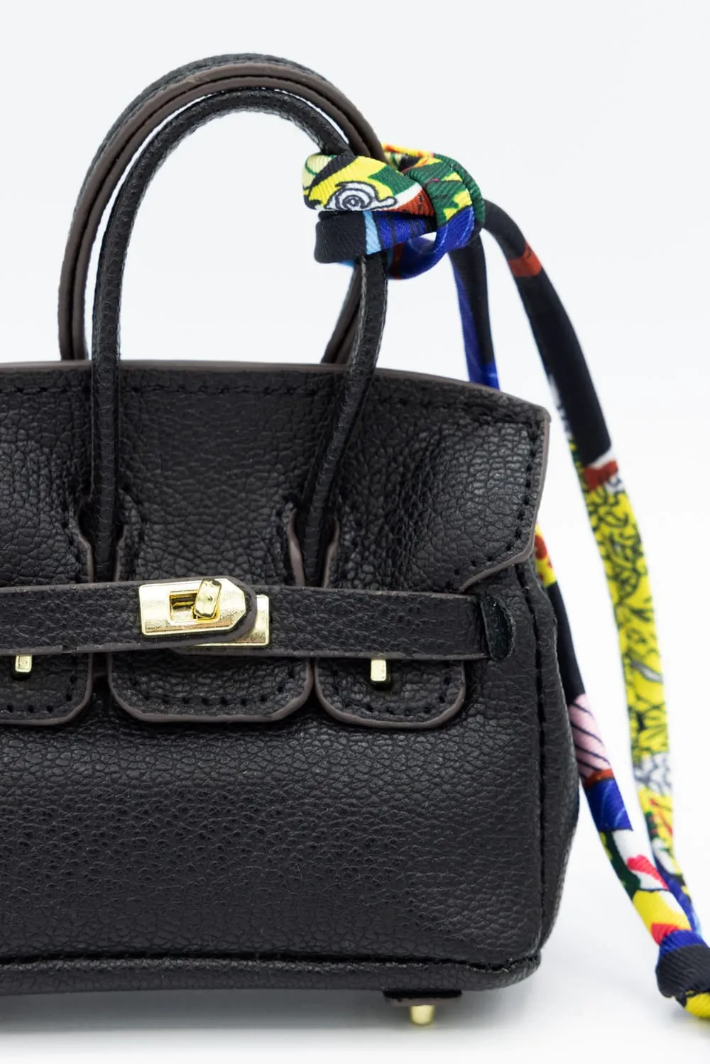 Mini Purse Charm in Black | BAK510005-BLACK
