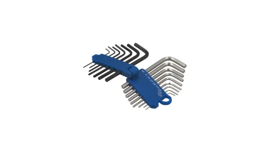 MINIATURE METRIC & IMPERIAL HEX KEY SET 16pc